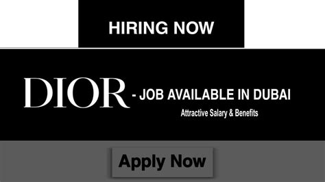 Dior job vacancies